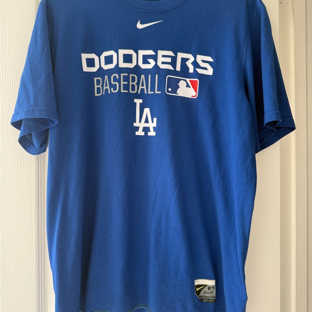 Nike Authentic Collection Blue Dri-Fit Shirt (M)
